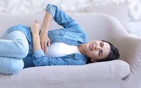 women with abdominal pain
