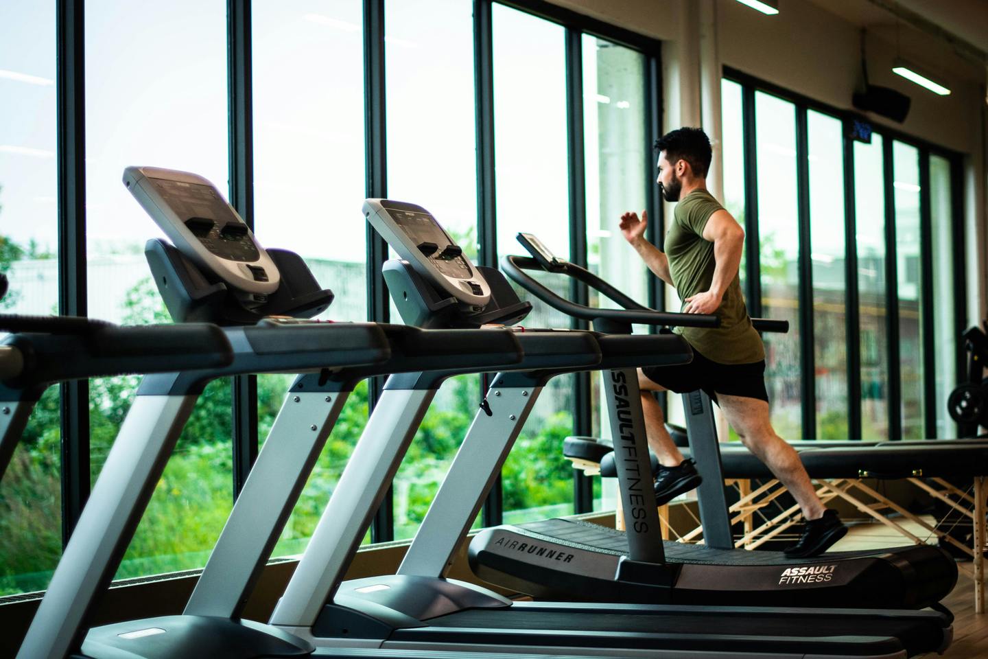 man on threadmill