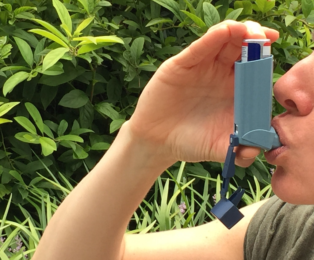 adult with asthma
