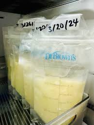 breastmilk in the fridge