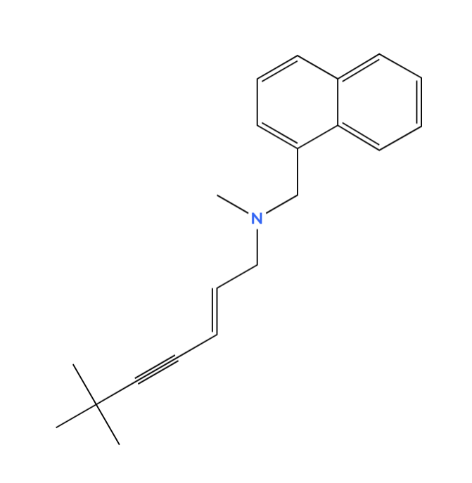 Chemical structure of diclofenac