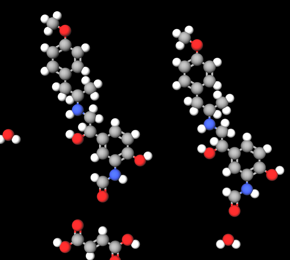Formoterol Fumarate molecule