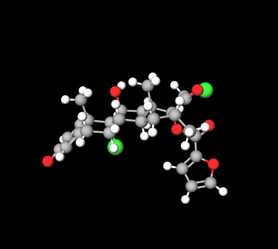 Mometasone Furoate molecule