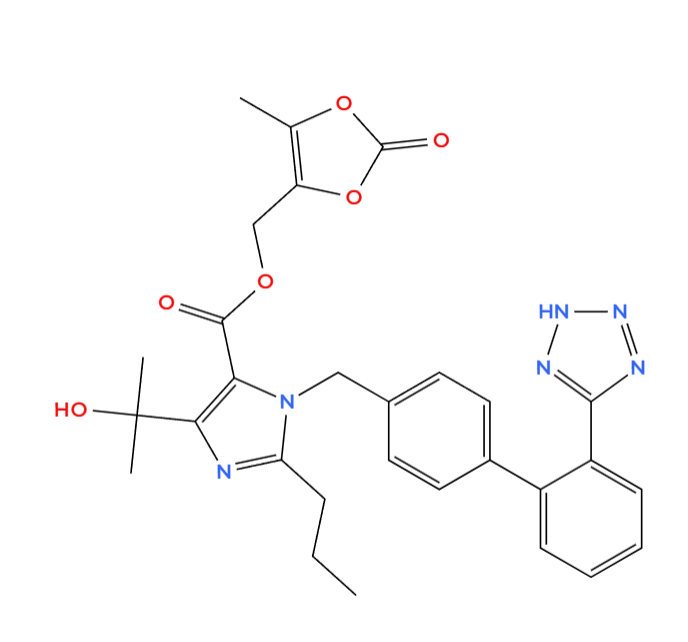 Olmesartan chemical structure