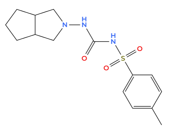 Gliclazide chemical structure 