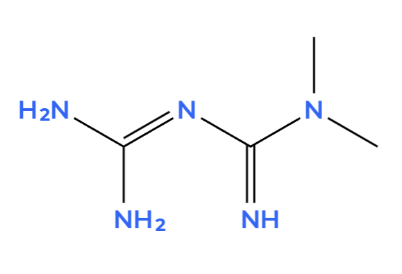 Metformin chemical structure