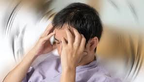 man feeling lightheaded