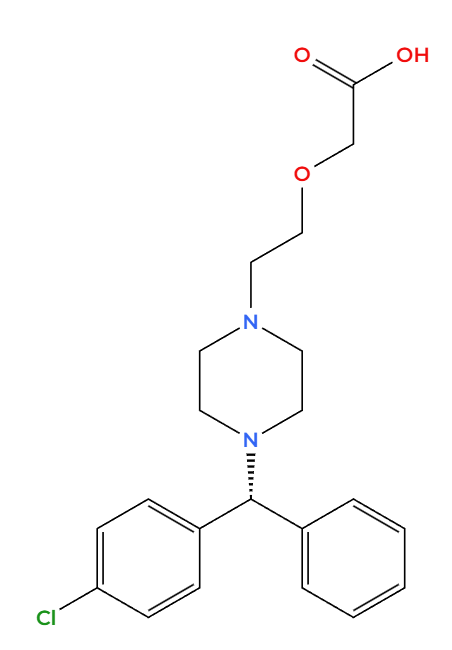 Levocetirizine chemical composition