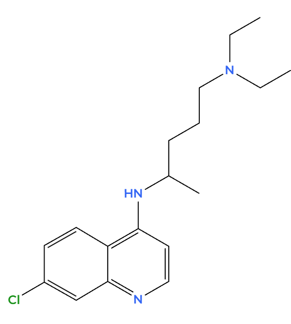 Chloroquine chemical structure