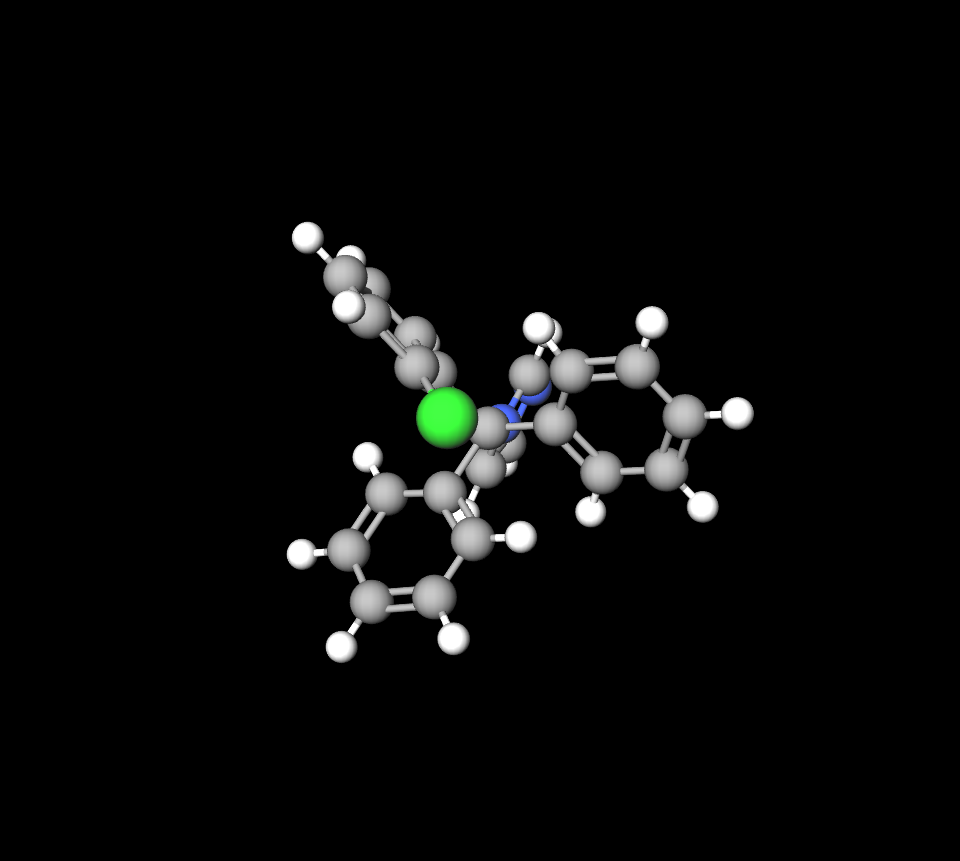Clotrimazole molecule