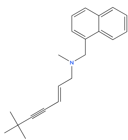 Terbinafine Chemical Composition