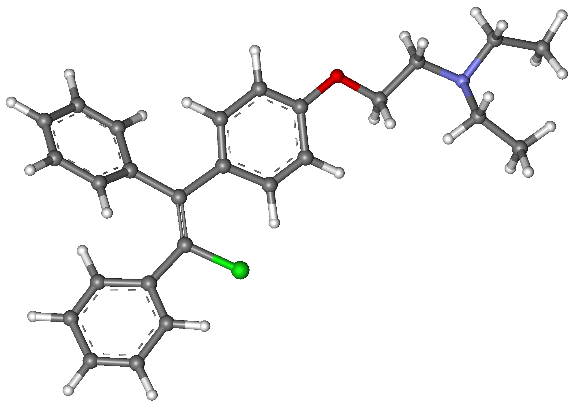 Clomiphene Molecular Structure