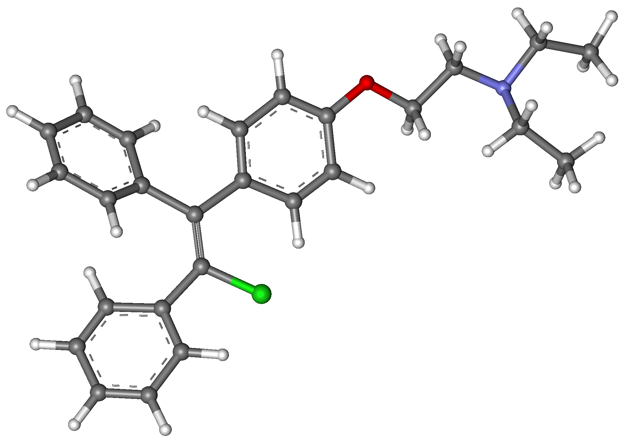 Clomiphene Molecular Structure